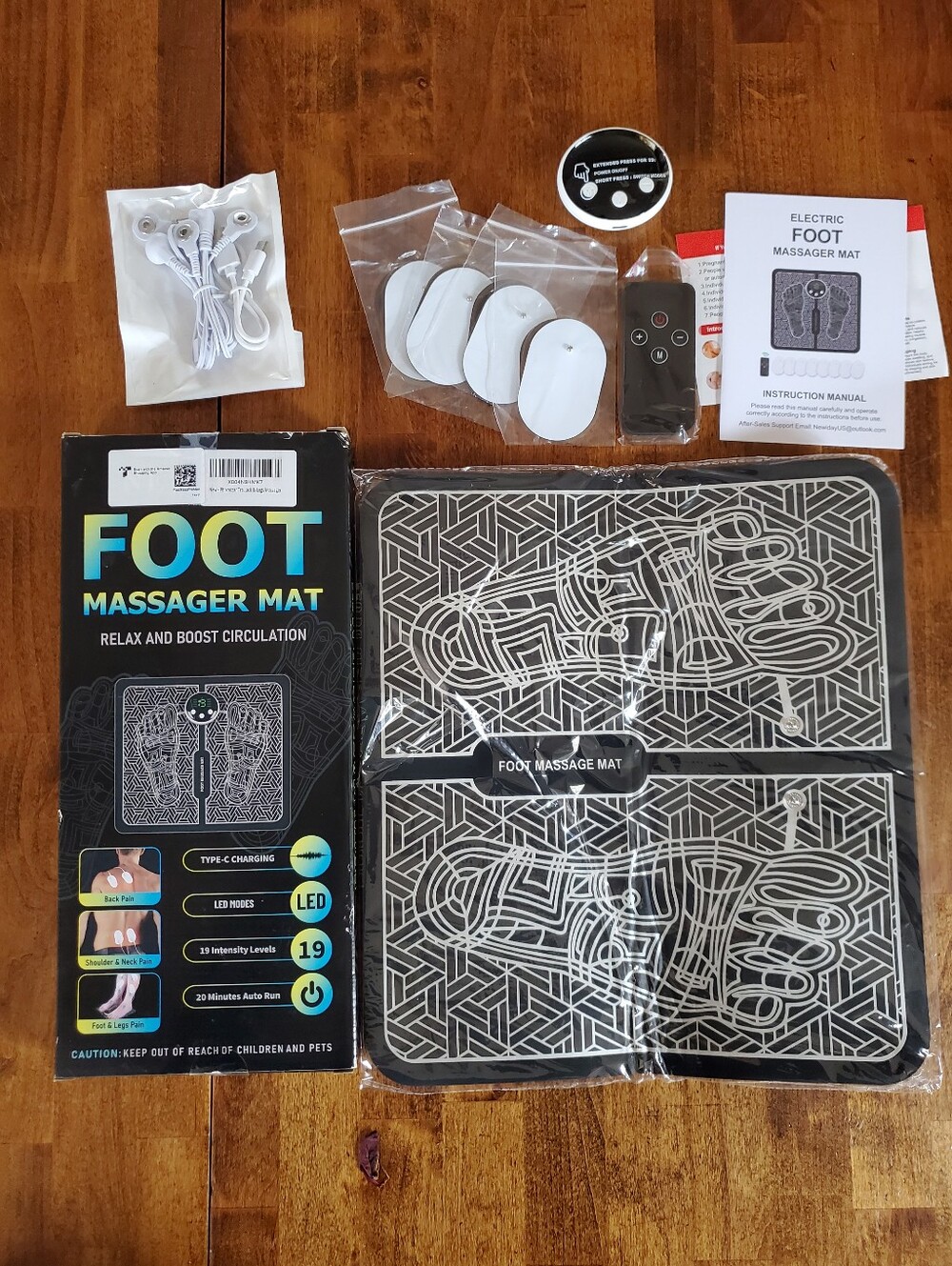 Newiday Electrode Foot Massager Mat - EMS TENS